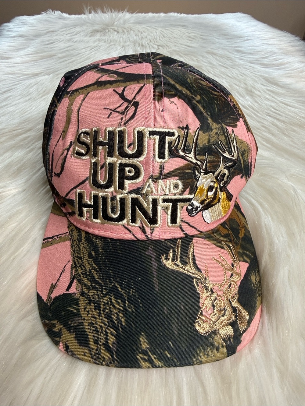 Pink Camouflage Ladies Hunting Hat